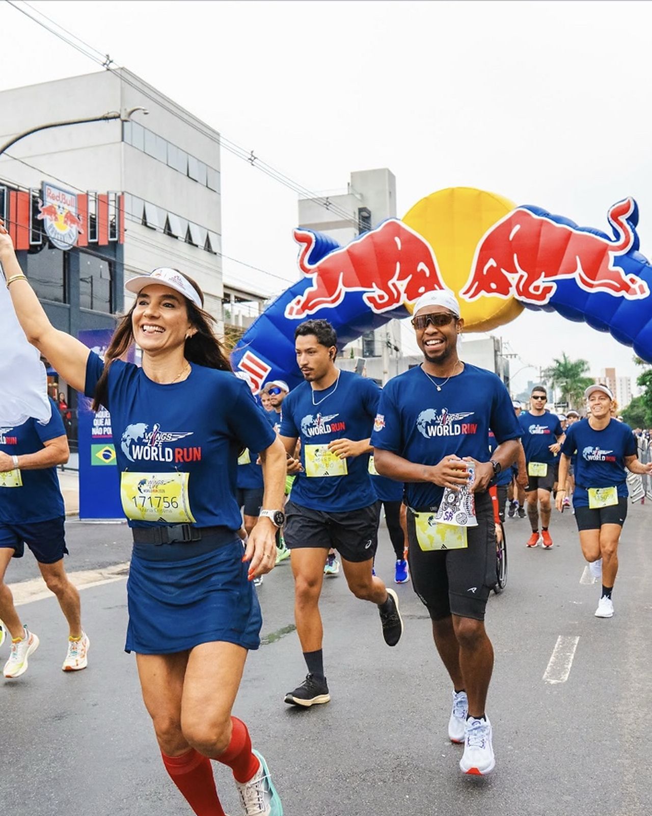 Camisetas Volk personalizadas em evento esportivo
