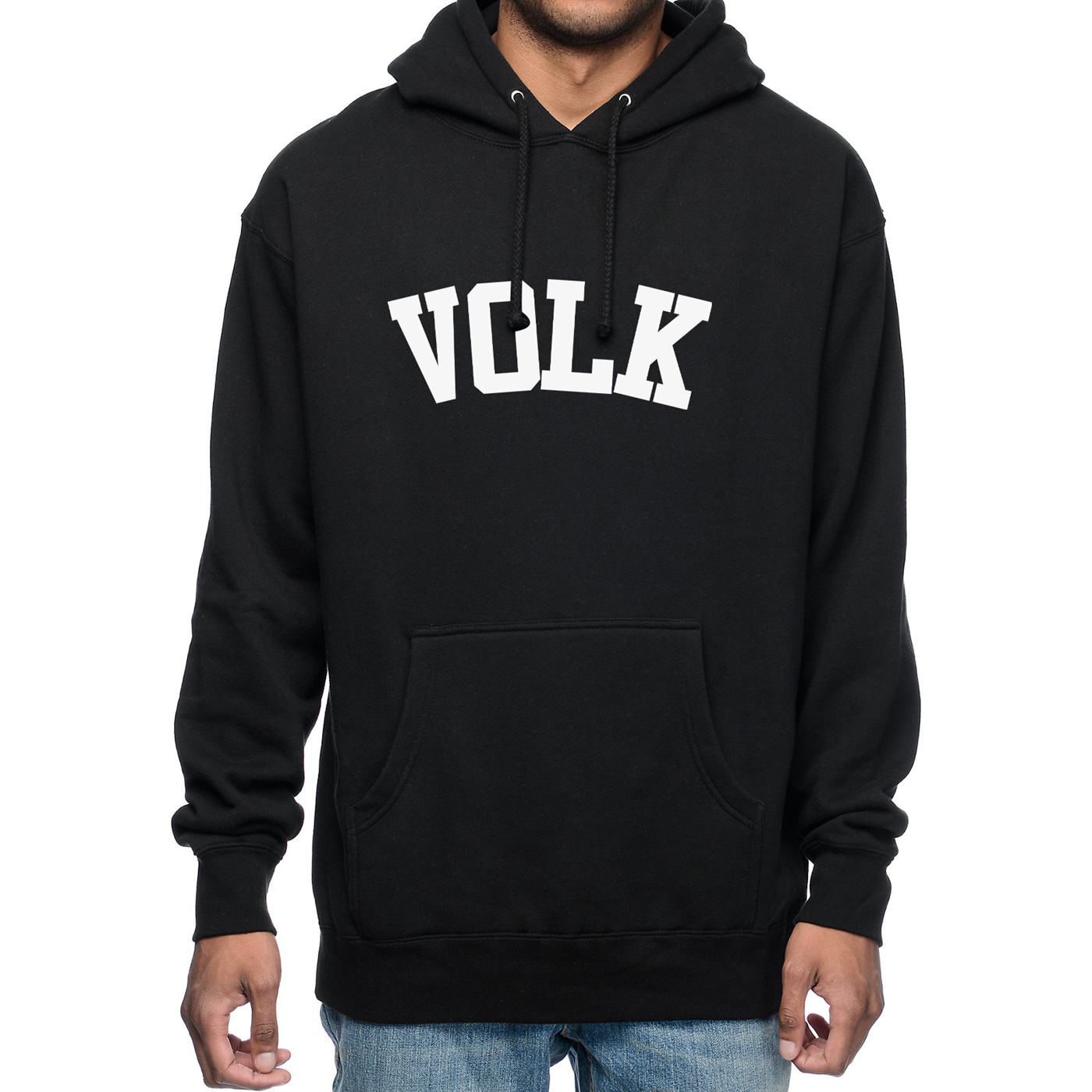Moletom canguru preto Volk